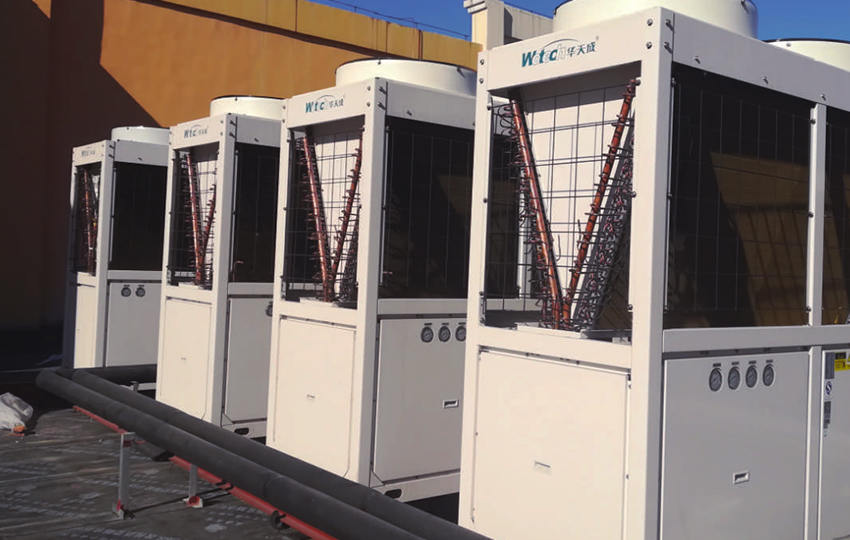 天津武清寶豪健身300噸熱水項目