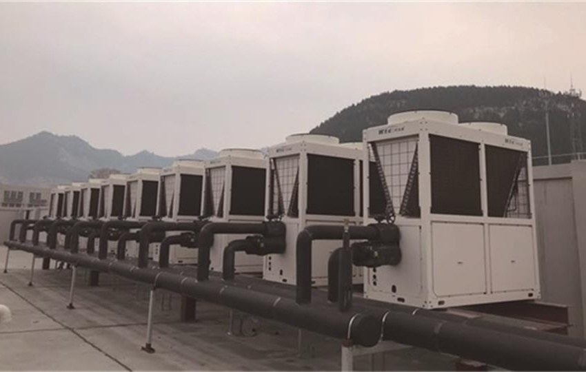 華天成空氣能支持山東濟南熱電領秀城辦公樓9000㎡采暖
