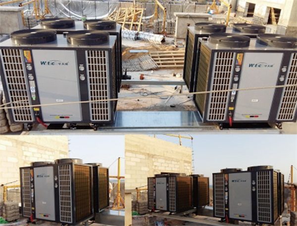 山東大型工廠空氣能熱水解決方案