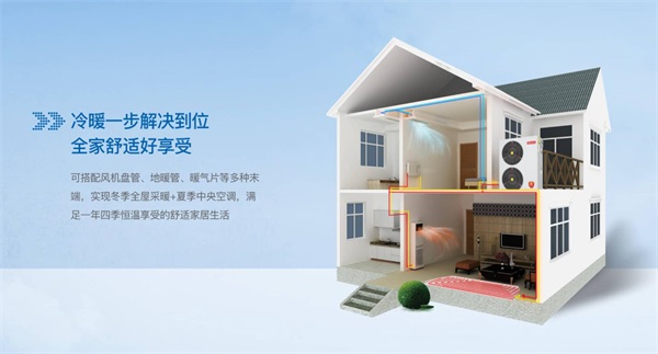 降噪空氣能熱泵營造安靜居家氛圍