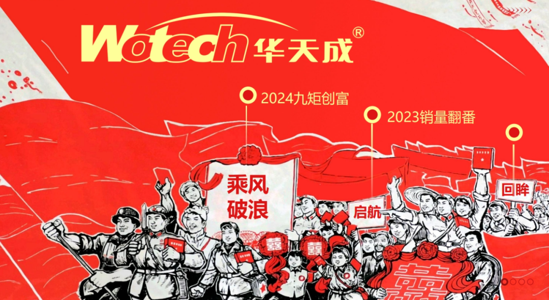 龍騰聚勢 再啟征程|華天成總部召開全國運營中心2024開年動員大會