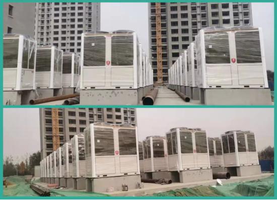 農村煤球取暖說再見！空氣能采暖設備安裝流行起來