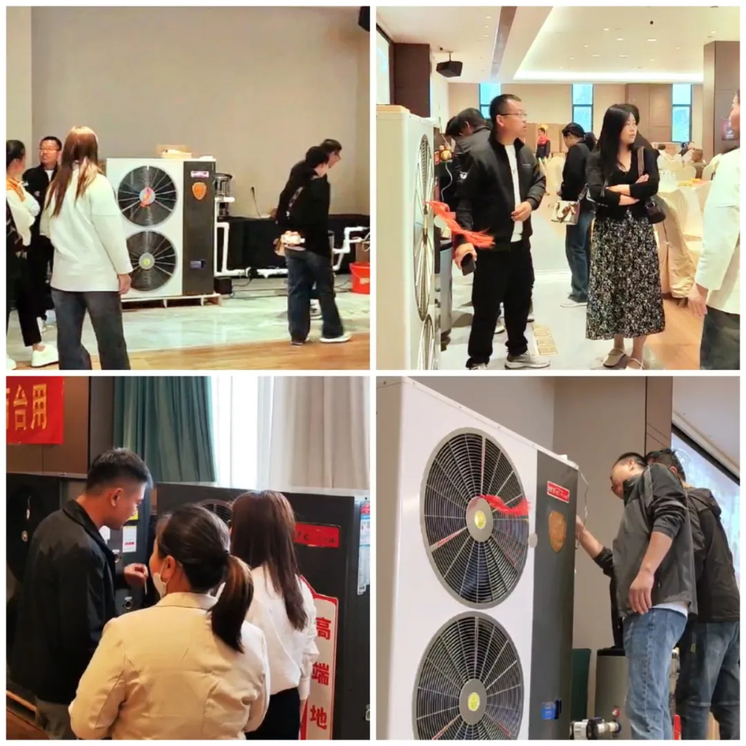 現場訂貨128臺|華天成邯鄲運營中心“天源高端地暖機”推介會火爆簽約！