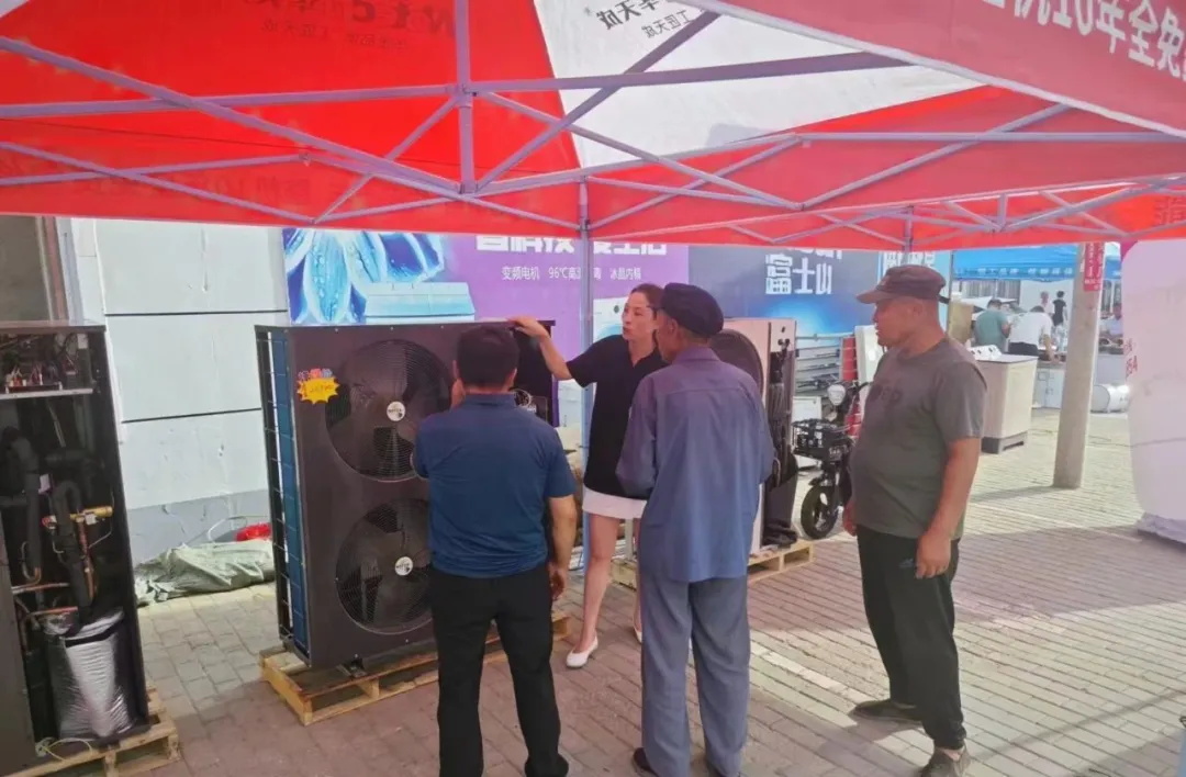 華天成空氣能通遼香山鎮新店盛大開業，以“可靠耐用”品質溫暖寒冬！